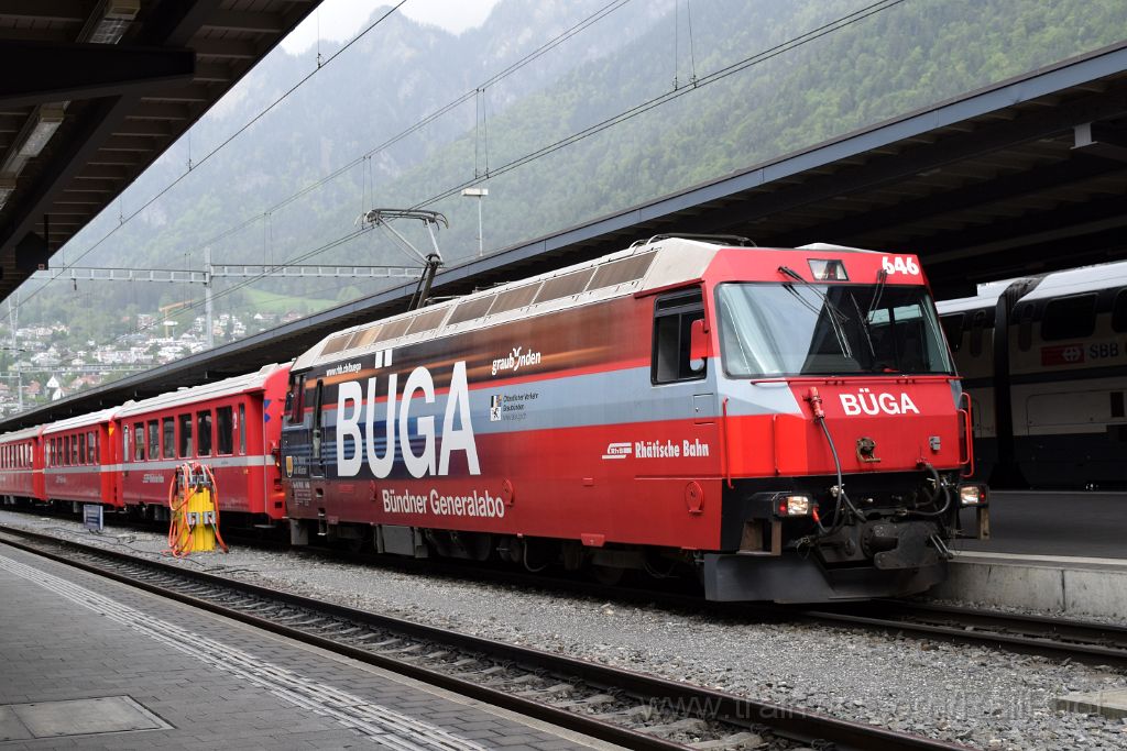 3896-0007-140516.jpg - RhB Ge 4/4''' 646 "Sta.Maria Val Müstair" / Chur 14.5.2016