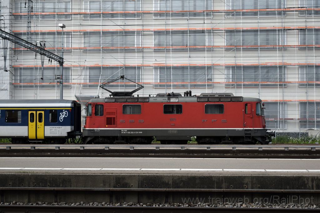 3911-0006-180516.jpg - SBB-CFF Re 4/4'' 11122 / Zürich-Altstetten 18.5.2016