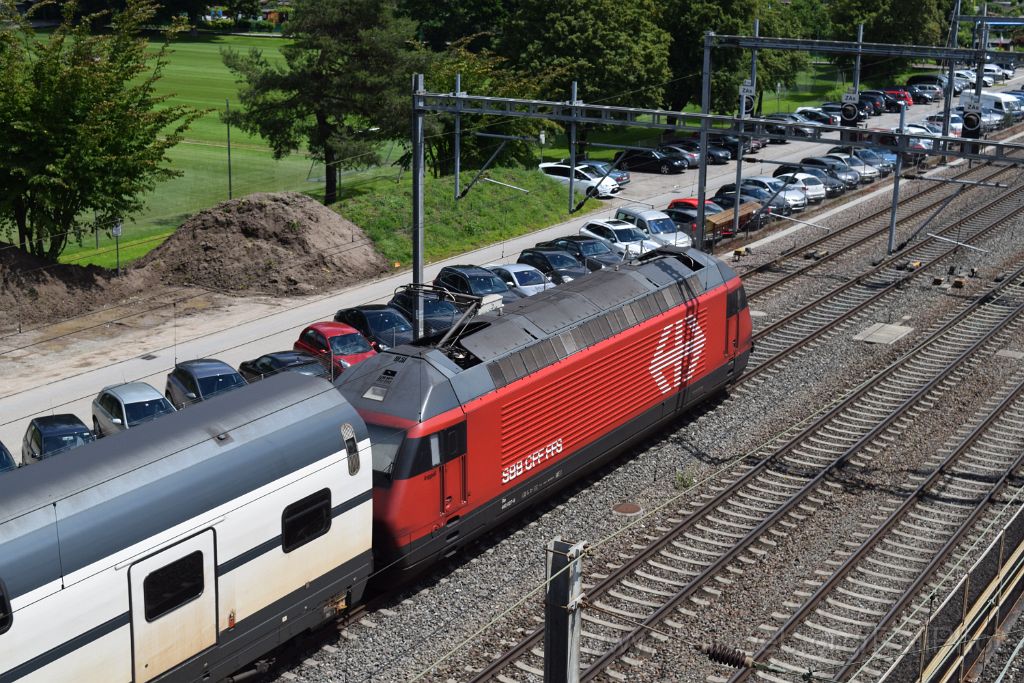 3942-0028-060616.jpg - SBB-CFF Re 460.027-6 "Joggeli" / Zürich-Mülligen (Hermetschloobrücke) 6.6.2016
