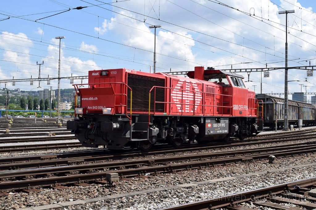 3947-0048-070616.jpg - SBB-CFF Am 843.009-2 / Zürich-Mülligen 7.6.2016
