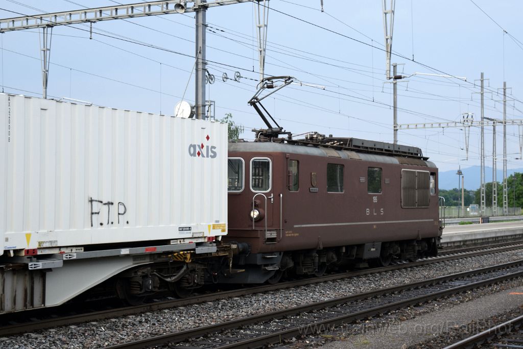 3953-0038-070616.jpg - BLS Re 4/4 195 "Unterseen" / Pfäffikon SZ 7.6.2016