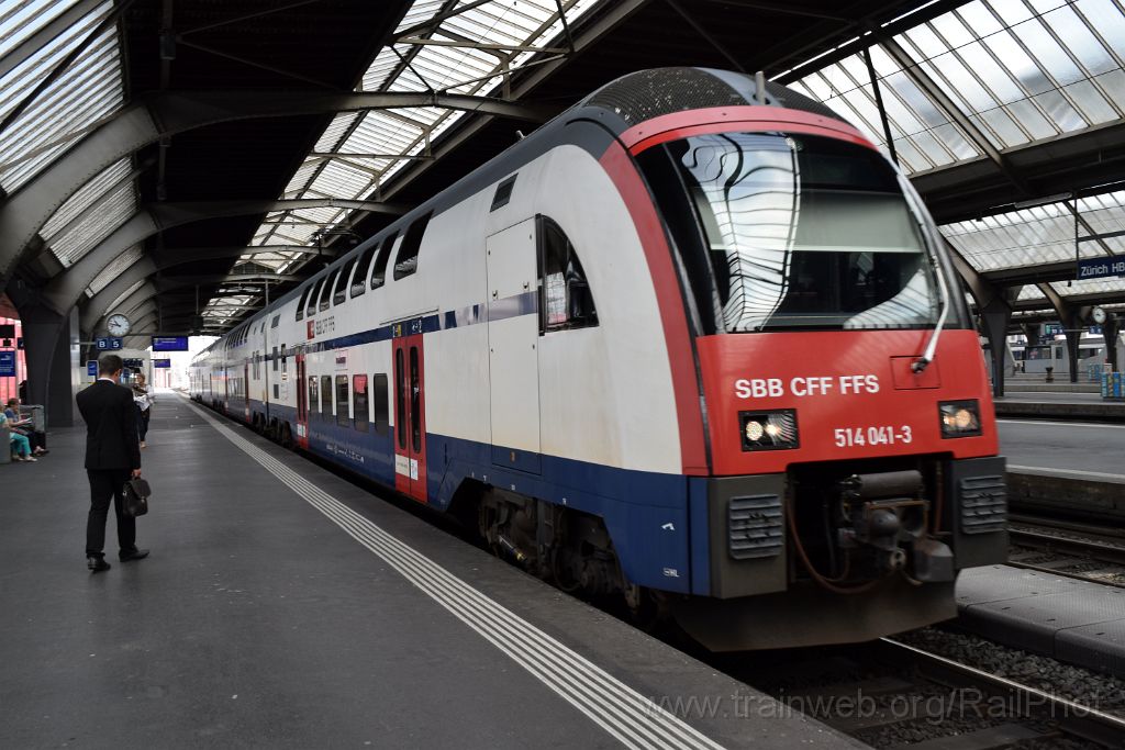 3963-0018-010716.jpg - SBB-CFF RABe 514.041-3 / Zürich HB 1.7.2016