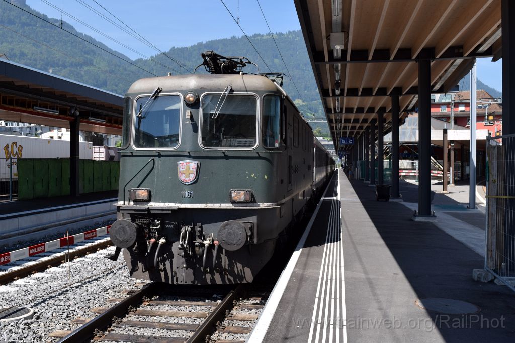 3974-0034-070716.jpg - SBB-CFF Re 4/4'' 11161 / Arth-Goldau SBB 7.7.2016
