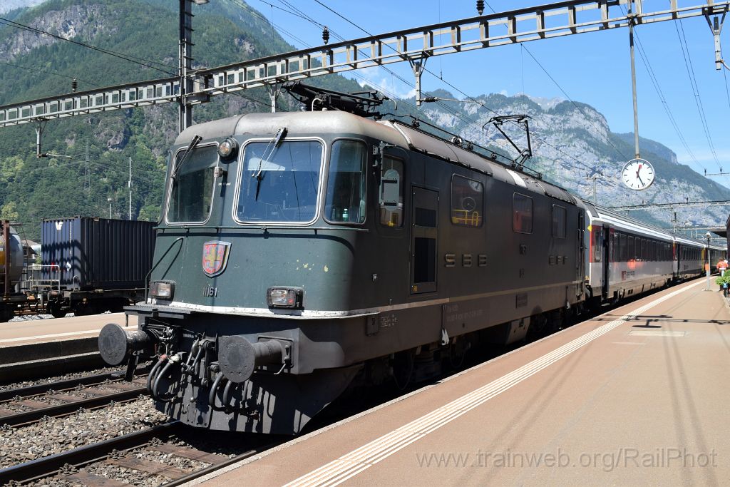 3974-0040-070716.jpg - SBB-CFF Re 4/4'' 11161 / Erstfeld 7.7.2016