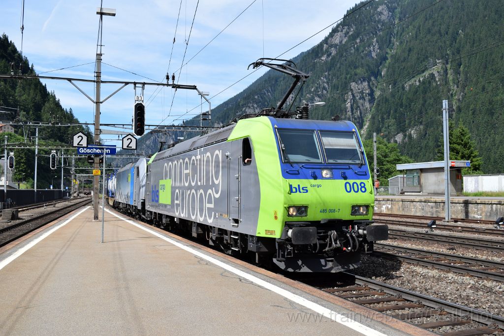 3985-0016-070716.jpg - BLS Re 485.008-7 + 186.109-5 / Göschenen 7.7.2016