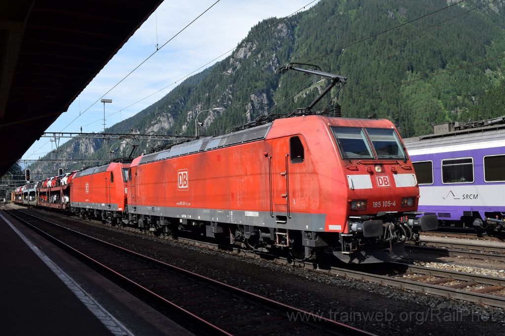 3987-0042-070716.jpg - DBAG 185.105-4 + 185.123-7 / Göschenen 7.7.2016