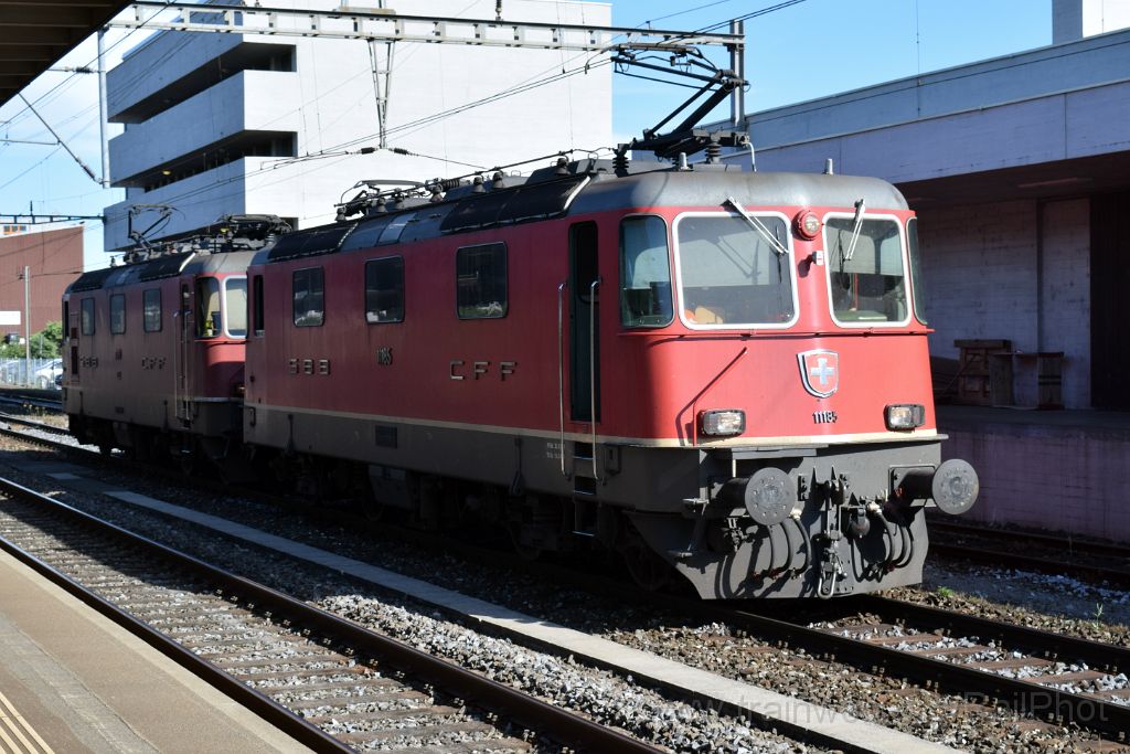 4019-0028-180716.jpg - SBB-CFF Re 4/4'' 11185 + Re 4/4'' 11319 / Killwangen-Spreitenbach 18.7.2016