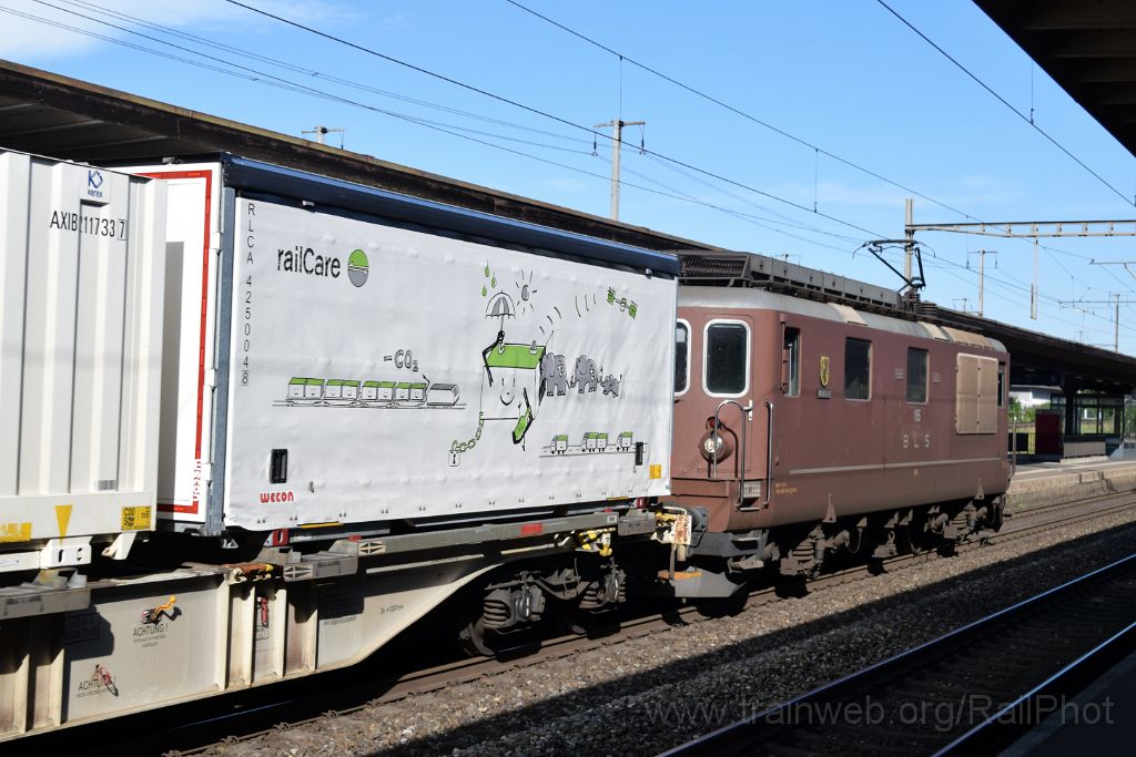 4020-0026-180716.jpg - BLS Re 4/4 195 "Unterseen" / Killwangen-Spreitenbach 18.7.2016