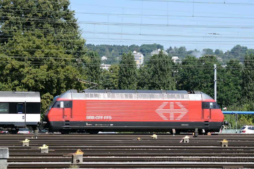 4114-0049-310816.jpg - SBB-CFF Re 460.077-1 "Chunnel" / Zürich-Mülligen 31.8.2016