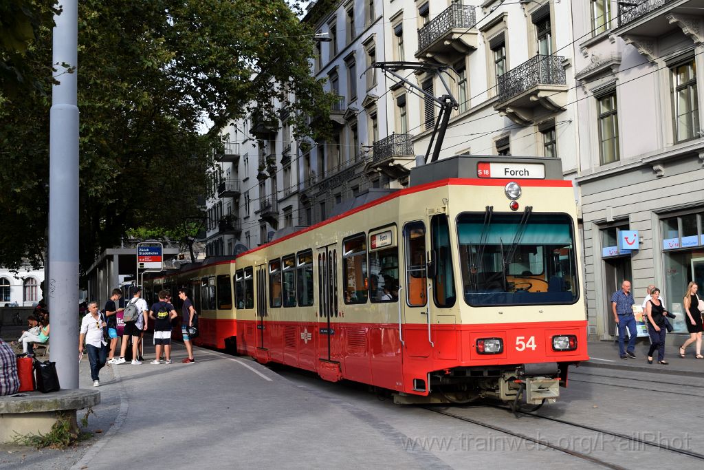 4123-0050-020916.jpg - FB Be 4/4 54 + 53 + 52 / Zürich-Stadelhofen 2.9.2016