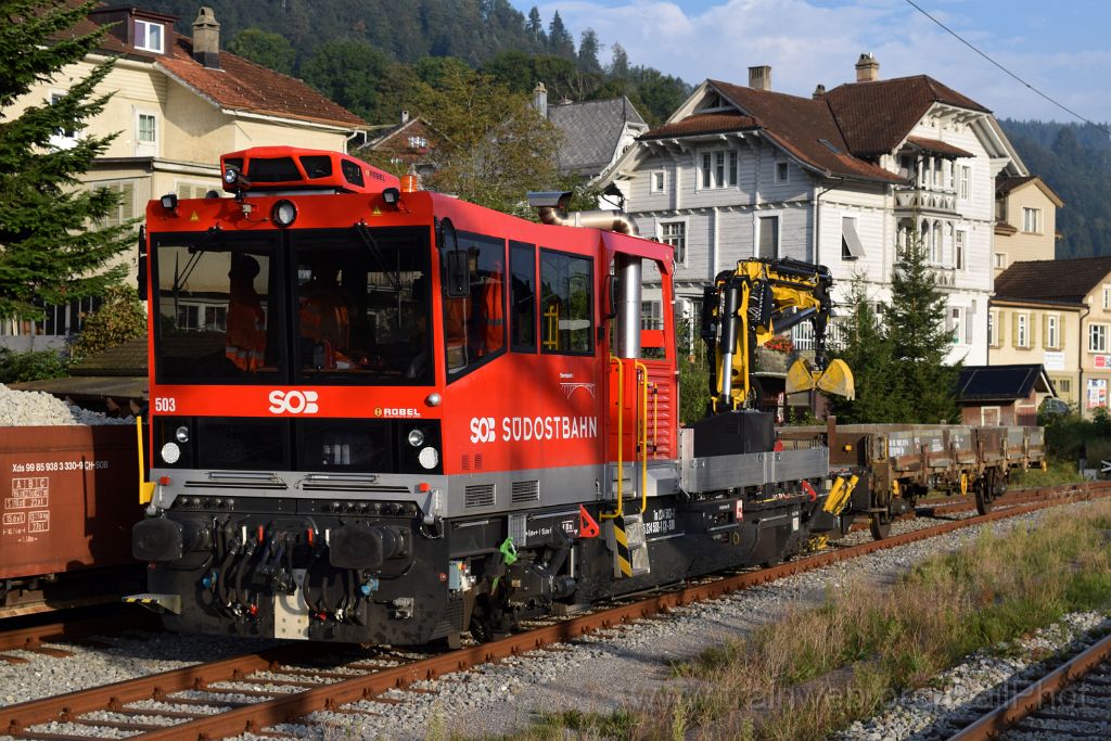 4142-0034-160916.jpg - SOB Tm 234.503-1 "Thurviadukt I" + Xs 317 / Wattwil 16.9.2016