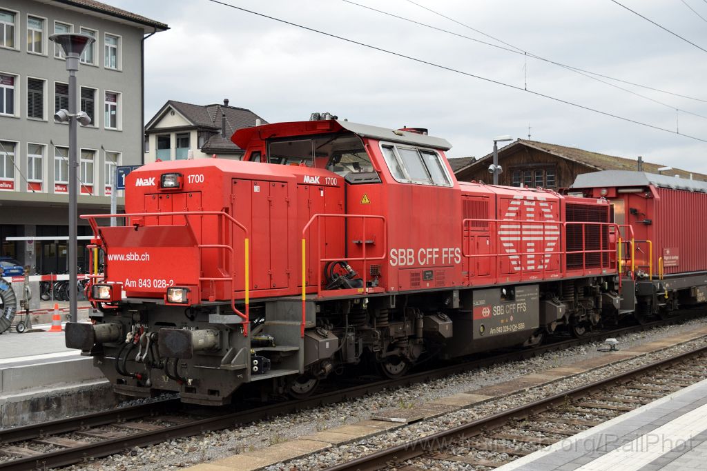 4147-0025-160916.jpg - SBB-CFF Am 843.028-2 / Rapperswil 16.9.2016