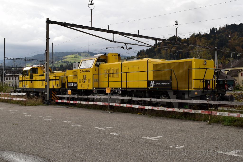 4231-0021-191016.jpg - Vanoli Am 847.855-4 "Lok Meggen" + Am 847.909-9 / Wattwil 19.10.2016