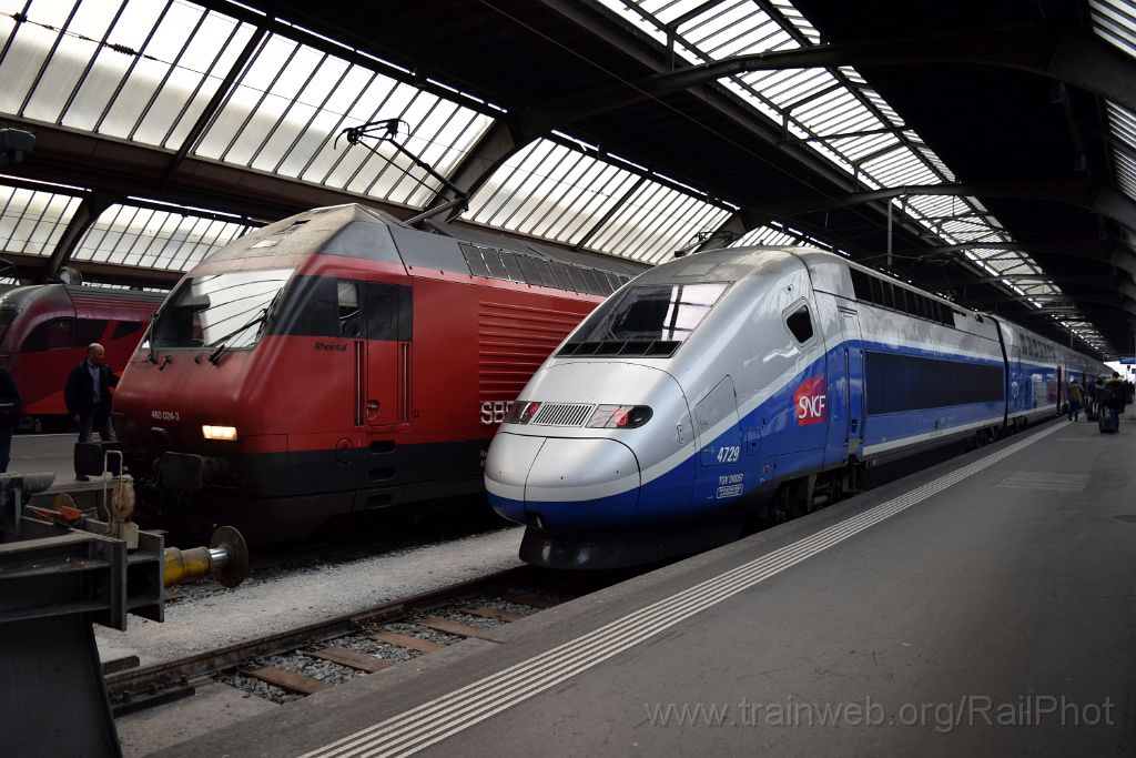 4263-0018-131116.jpg - SNCF TGV 310.057 + SBB-CFF Re 460.024-3 "Rheintal" / Zürich HB 13.11.2016