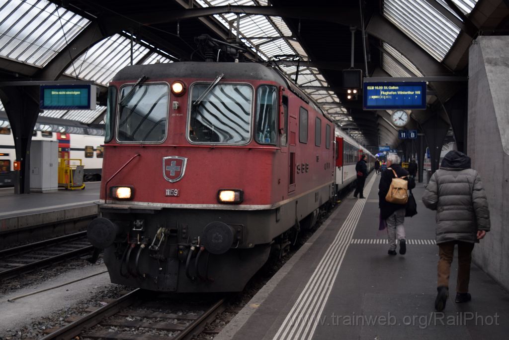 4265-0041-131116.jpg - SBB-CFF Re 4/4" 11159 / Zürich HB 13.11.2016