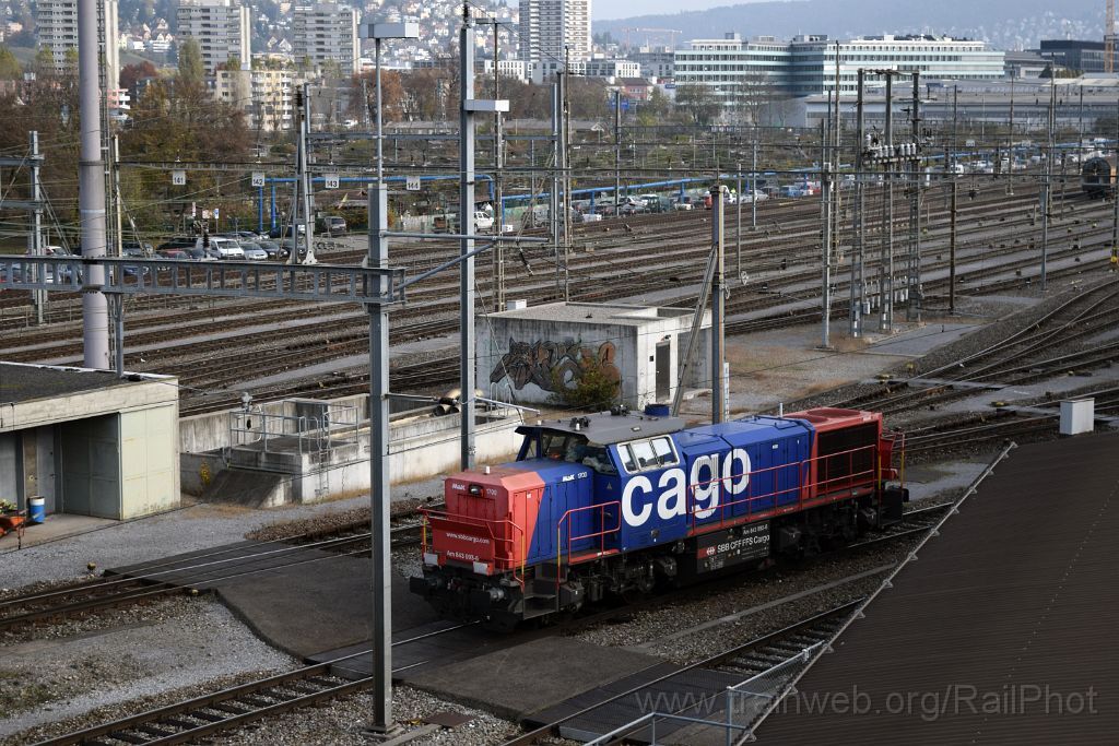 4267-0010-151116.jpg - SBB-CFF Am 843.093-6 / Zürich-Mülligen (Hermetschloobrücke) 15.11.2016
