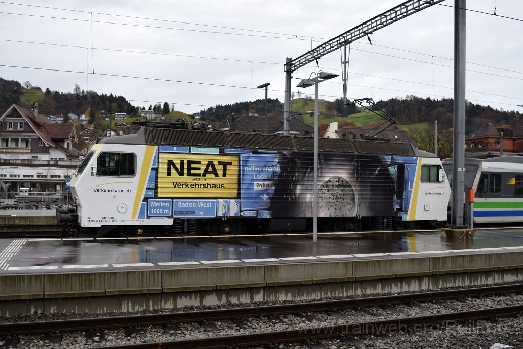 4271-0050-161116.jpg - SOB Re 446.015-0 "NEAT im Verkehrshaus" / Wattwil 16.11.2016