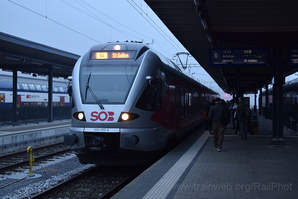 4297-0049-221216.jpg - SOB RABe 526.052-6 "Schnabelsberg" / Ziegelbrücke 22.12.2016