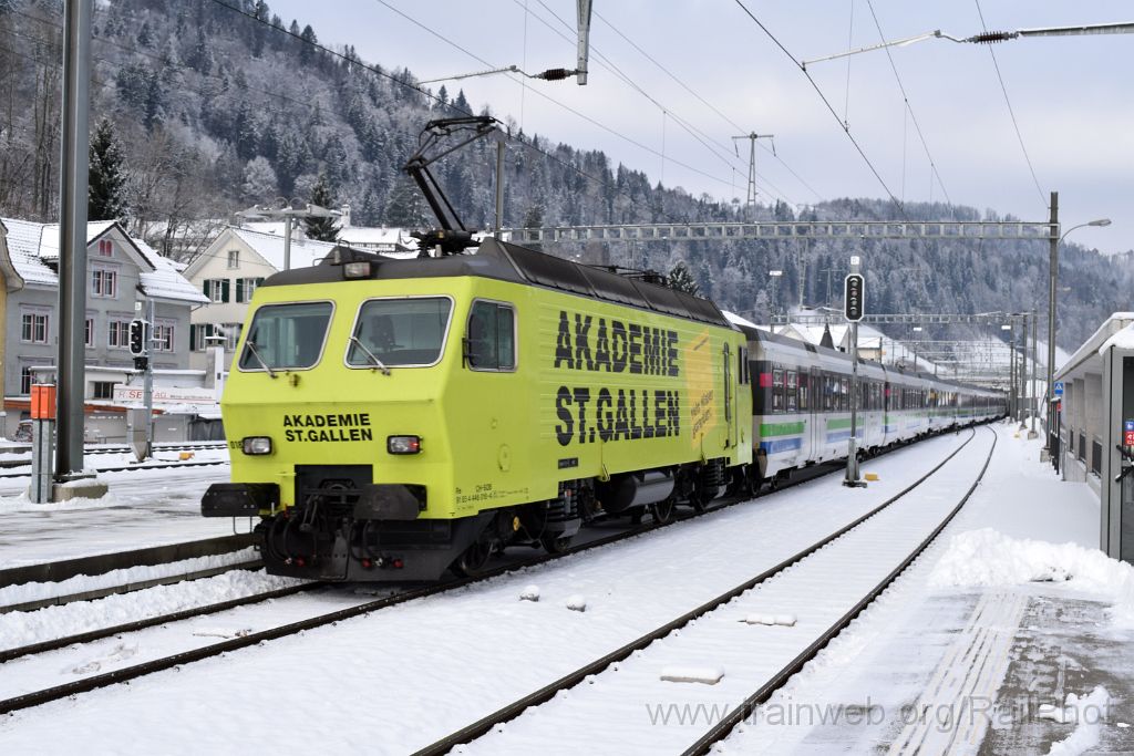 4307-0014-030117.jpg - SOB Re 446.018-4 "Akademie St.Gallen" / Wattwil 3.1.2017