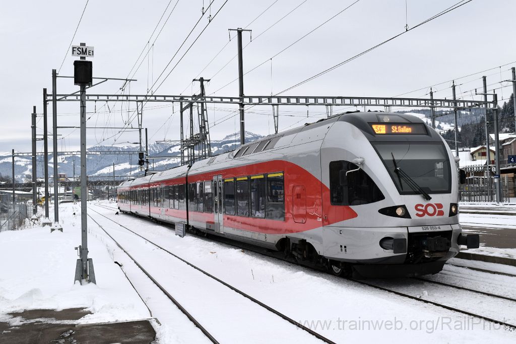 4331-0007-070117.jpg - SOB RABe 526.053-4 "Etzel" / Wattwil 7.1.2017