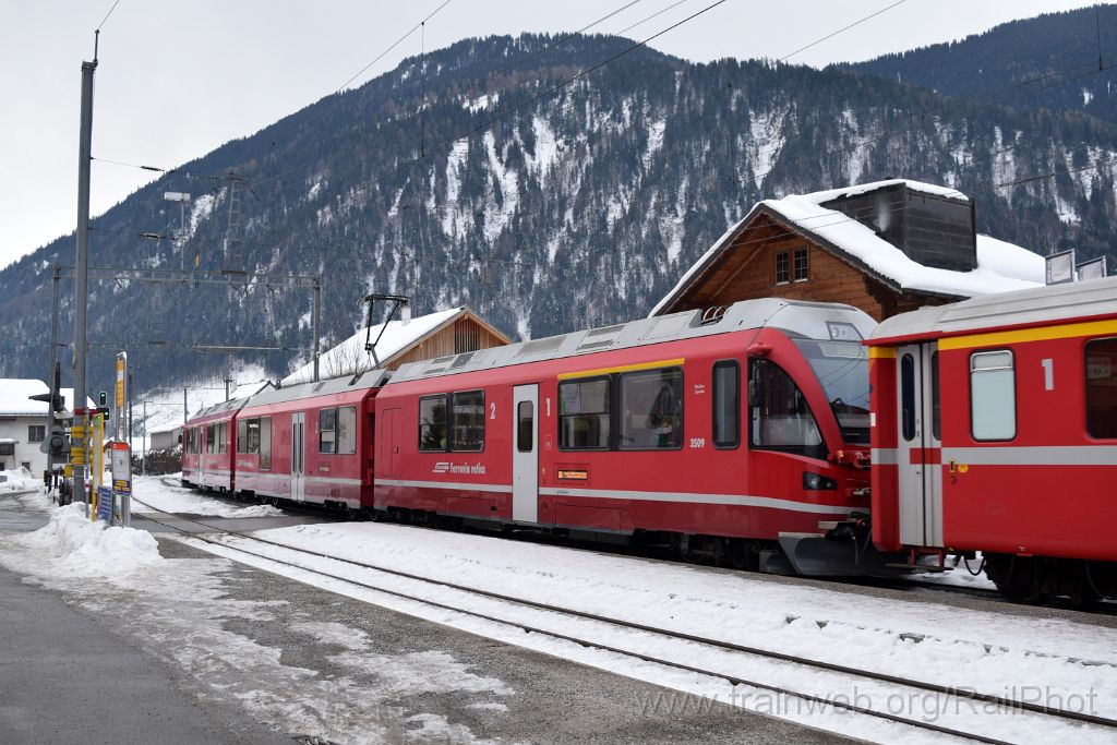 4344-0029-300117.jpg - RhB ABe 8/12 3509 "Placidus Spescha" / Grüsch 30.1.2017