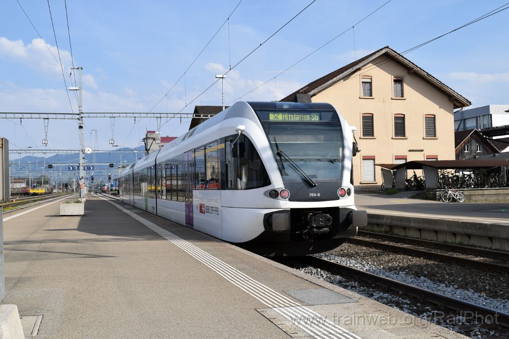 4396-0002-010417.jpg - Thurbo RABe 526.764-6 / St.Margrethen 1.4.2017