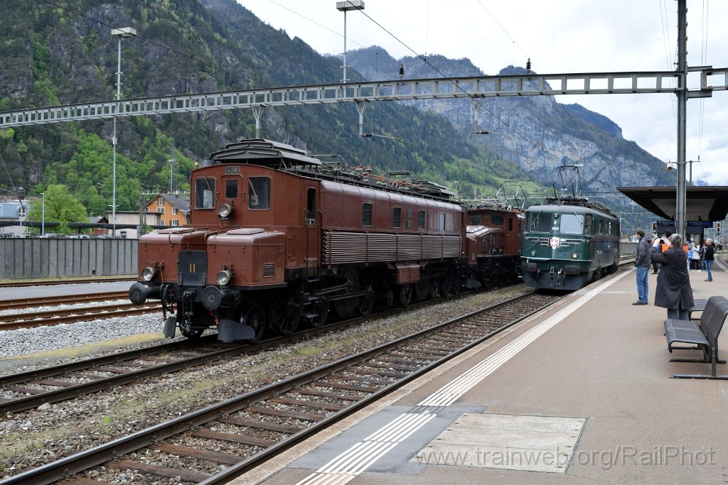 4428-0038-070517.jpg - SBB-CFF Ae 6/6 11411 "Zug" + Ce 6/8" 14253 + Ce 6/8' 14201 / Erstfeld 7.5.2017