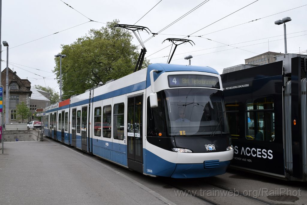 4431-0023-080517.jpg - VBZ Be 5/6 3008 / Bahnhofquai/HB 8.5.2017