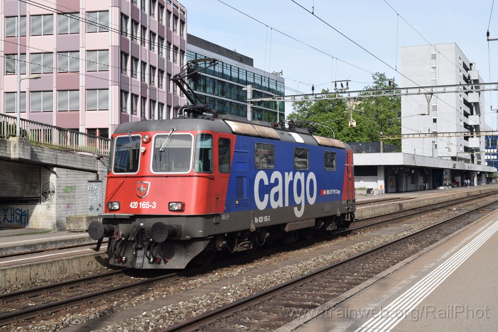 4511-0047-080617.jpg - SBB-CFF Re 420.165-3 / Zürich-Altstetten 8.6.2017