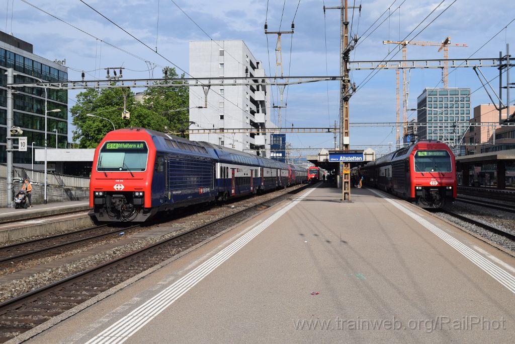 4514-0020-090617.jpg - SBB-CFF Re 450.014-6 "Männedorf" + Re 450.024-5 "Pfungen" + Re 450.047-6 "Seegräben" / Zürich-Altstetten 9.6.2017