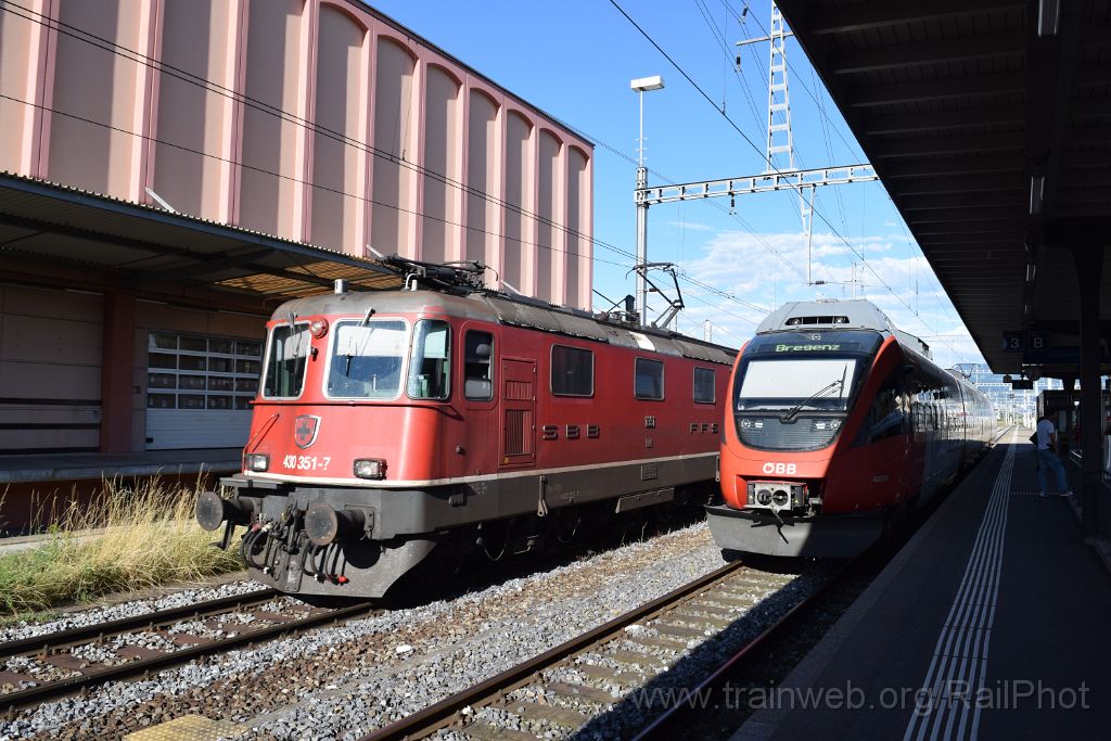 4521-0019-260617.jpg - SBB-CFF Re 4/4''' 11351 + ÖBB 4024.028-5 / St.Margrethen 26.6.2017