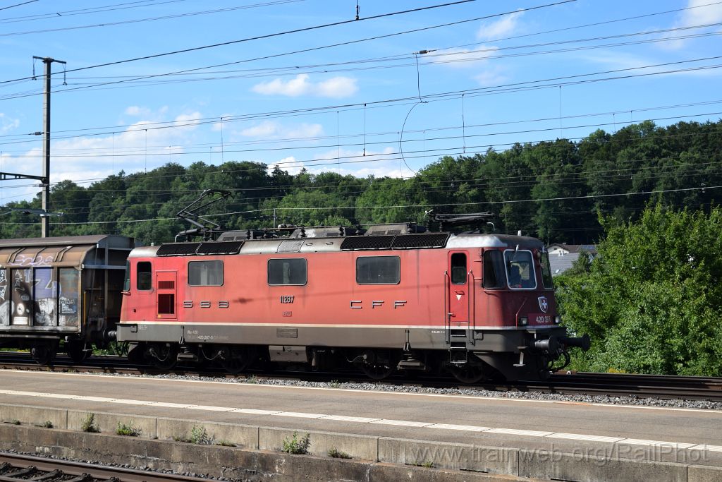 4542-0001-170717.jpg - SBB-CFF Re 4/4" 11287 / Killwangen-Spreitenbach 17.7.2017