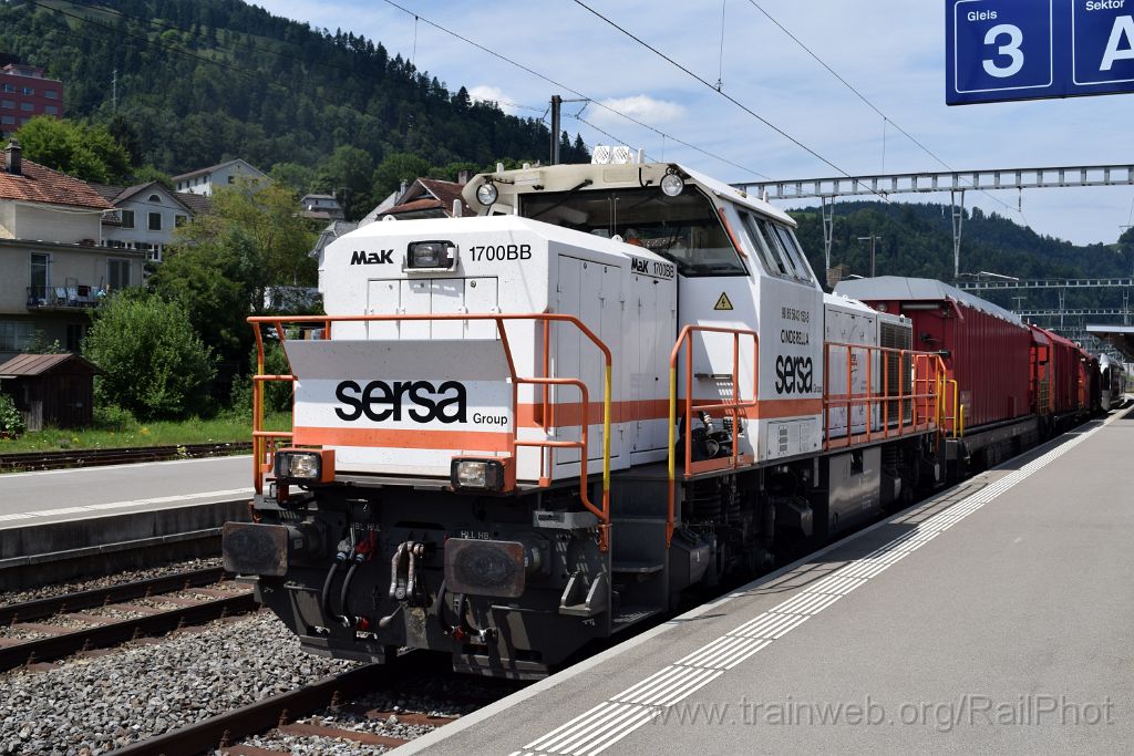 4545-0008-180717.jpg - Sersa Am 843.153-8 "Cinderella" / Wattwil 18.7.2017