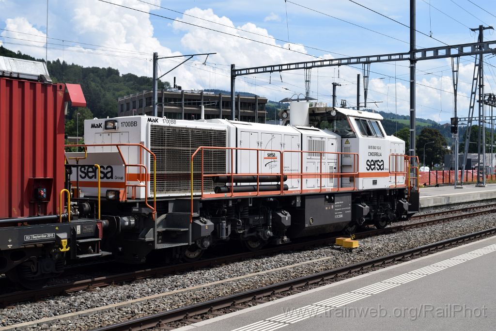4545-0022-180717.jpg - Sersa Am 843.153-8 "Cinderella" / Wattwil 18.7.2017