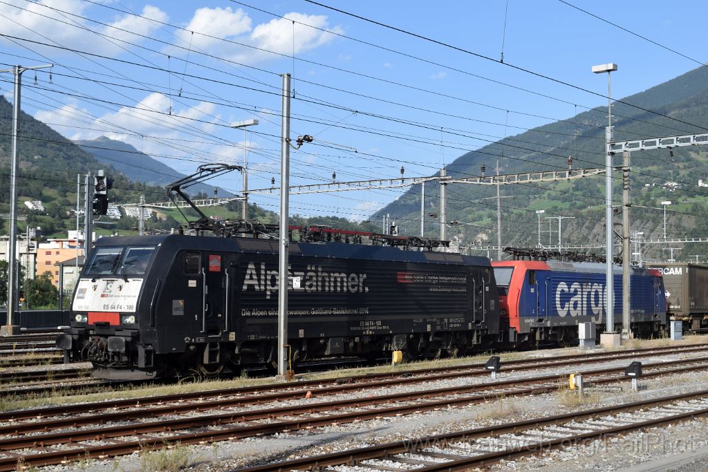 4619-0032-290817.jpg - MRCE ES 64 F4-108 "Alpäzähmer" + SBB-CFF Re 474.014-8 / Brig 29.8.2017