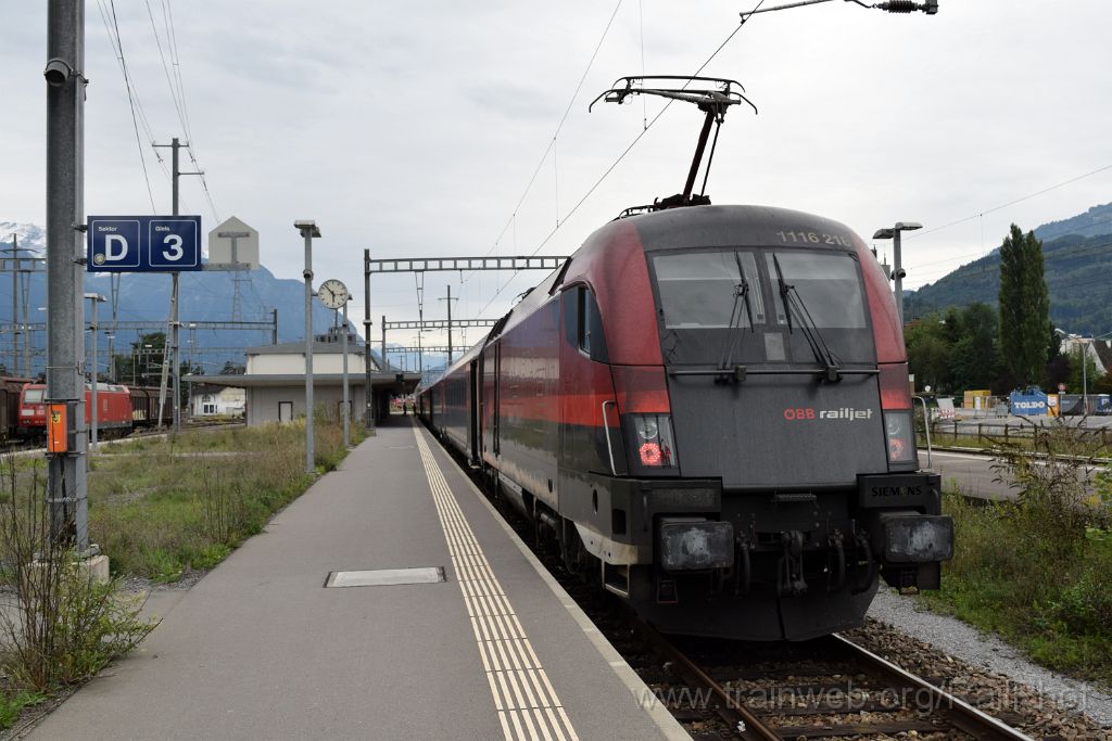 4641-0015-040917.jpg - ÖBB 1116.218 "Spirit of Zürich" / Buchs SG 4.9.2017