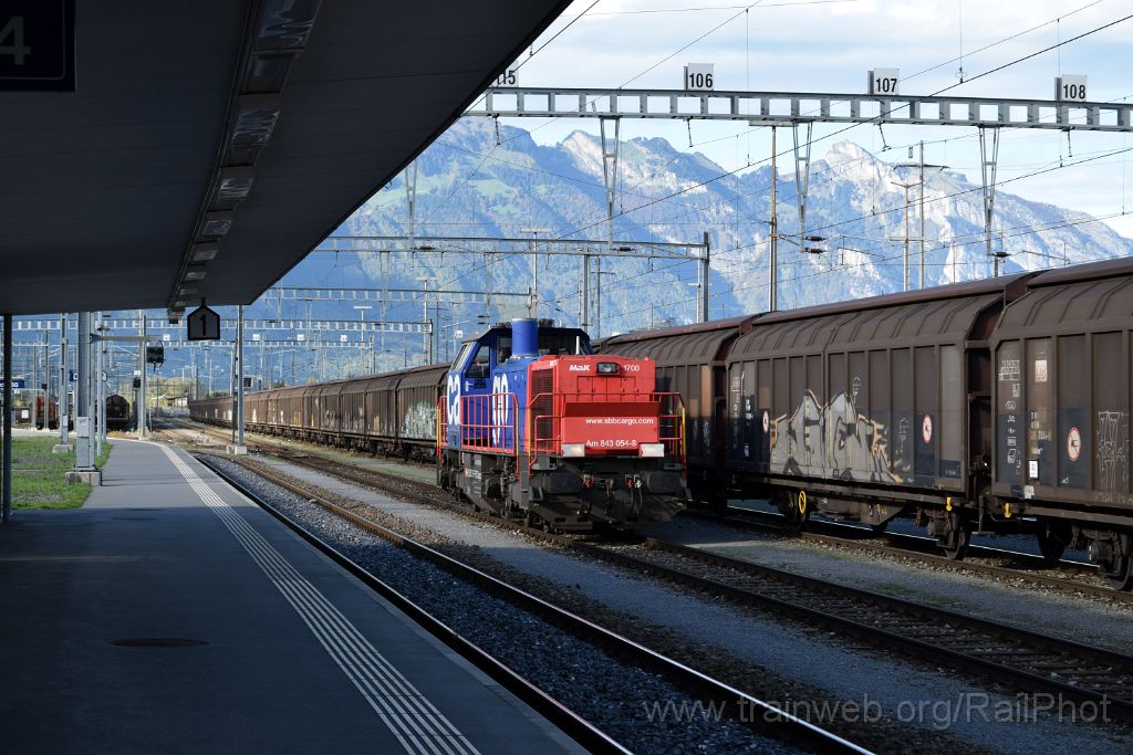 4696-0035-051017.jpg - SBB-CFF Am 843.054-8 / Buchs SG 5.10.2017
