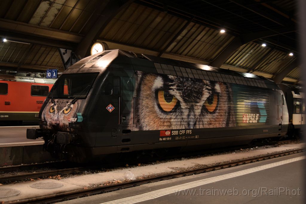 4789-0044-141217.jpg - SBB-CFF Re 460.105-0 "Fürstenland" / Zürich HB 14.12.2017