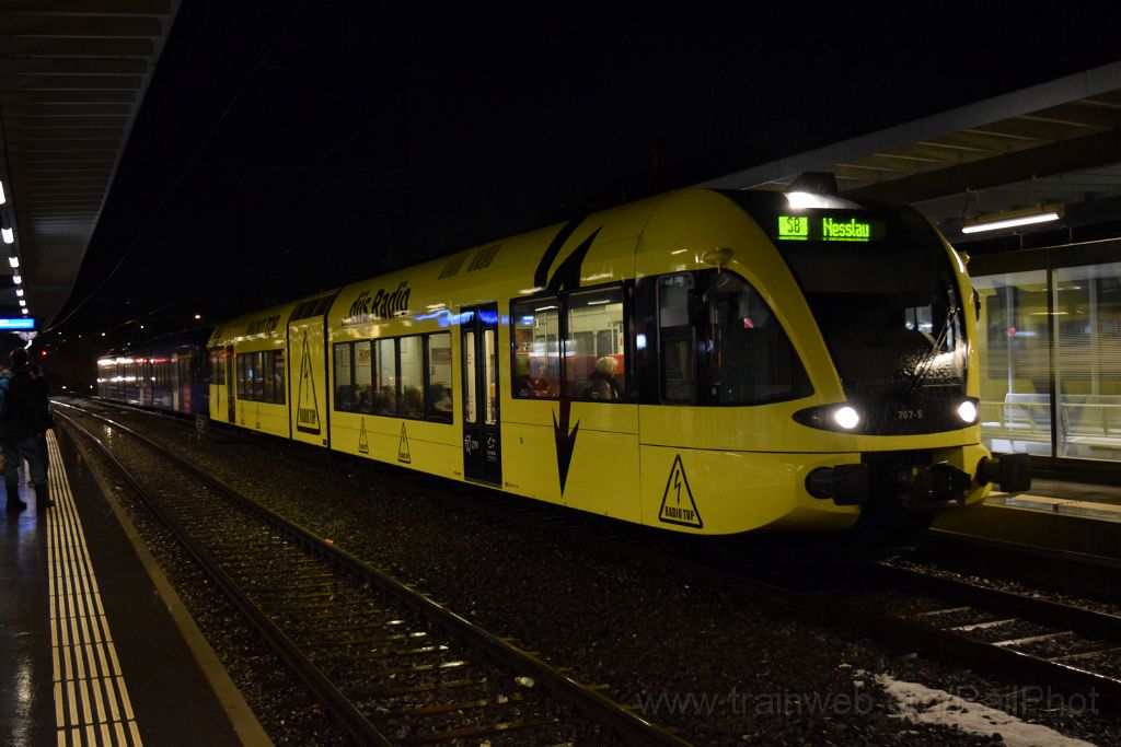 4808-0038-040118.jpg - Thurbo RABe 526.707-5 "Top Blitz" + RABe 526.801-6 "Jobs.ch" / Wattwil 4.1.2018