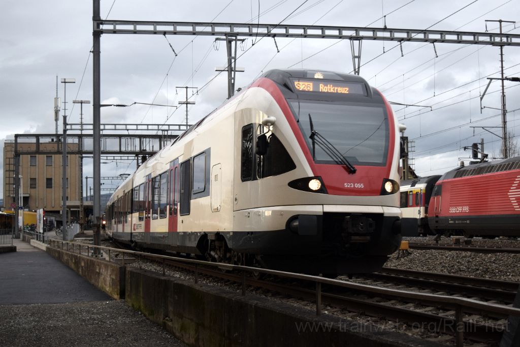 4819-0026-050118.jpg - SBB-CFF RABe 523.055 / Lenzburg 5.1.2018