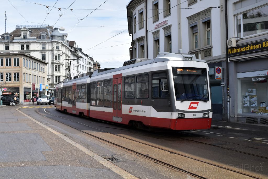 4862-0027-120318.jpg - AB ABe 4/8 35 "Teufen" / St.Gallen (Bahnhofstrasse) 12.3.2018