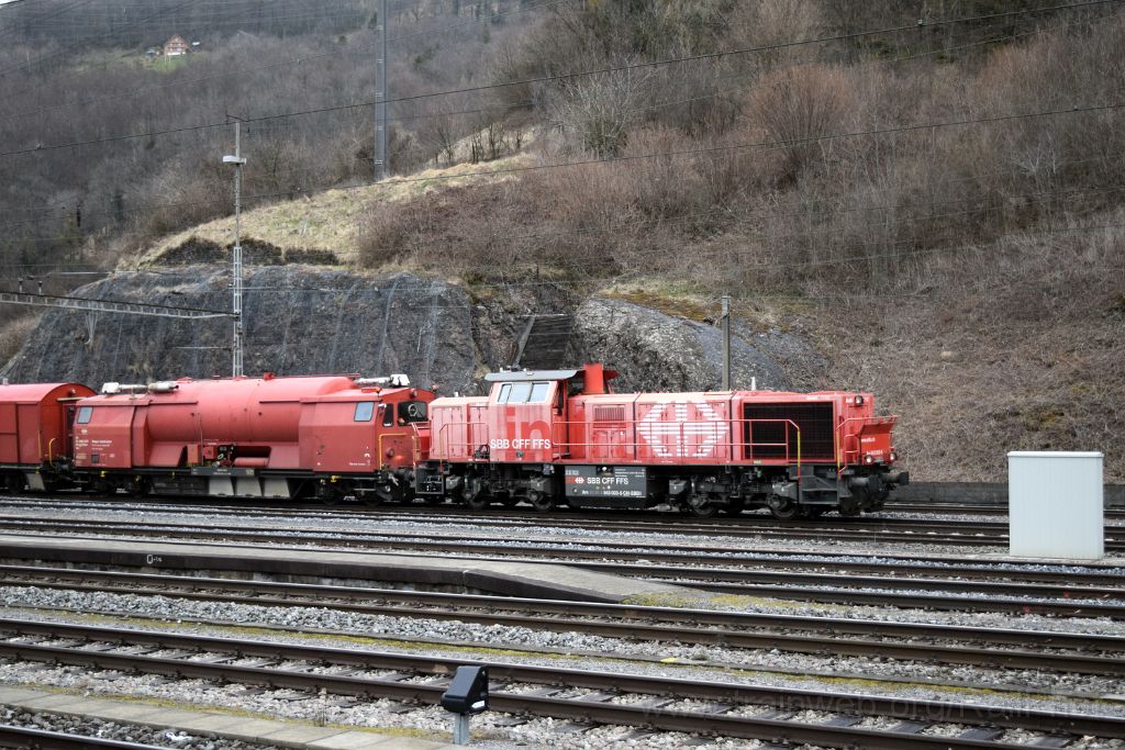 4876-0019-130318.jpg - SBB-CFF Am 843.003-3 + XAs 315 / Ziegelbrücke 13.3.2018