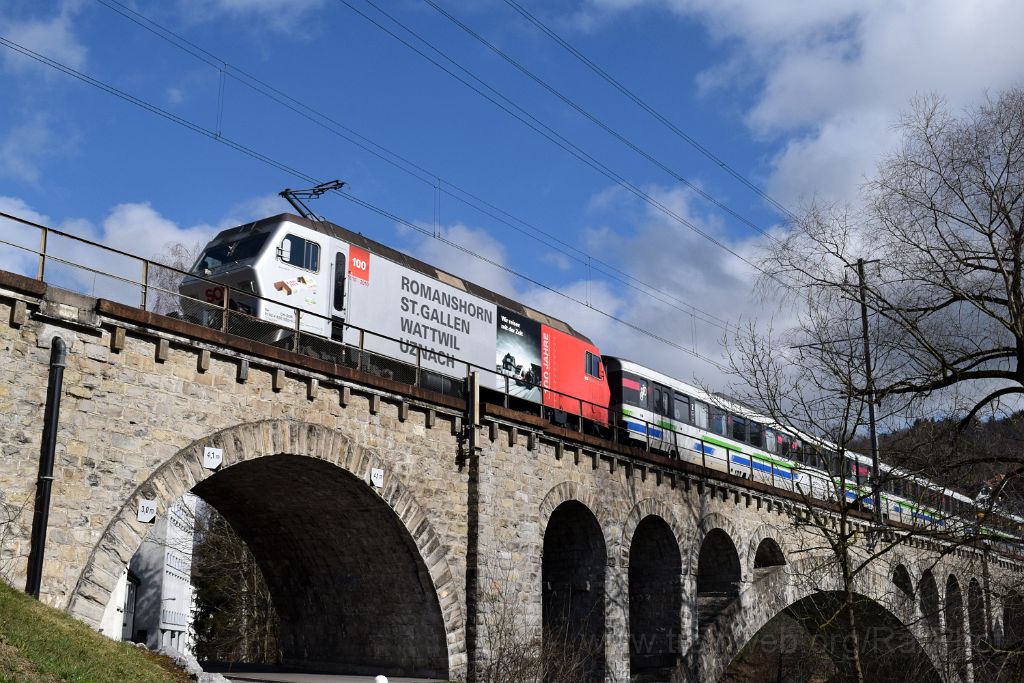 4880-0006-140318.jpg - SOB Re 456.095-9 "Degersheim" / Lichtensteig (Thurbrücke) 14.3.2018
