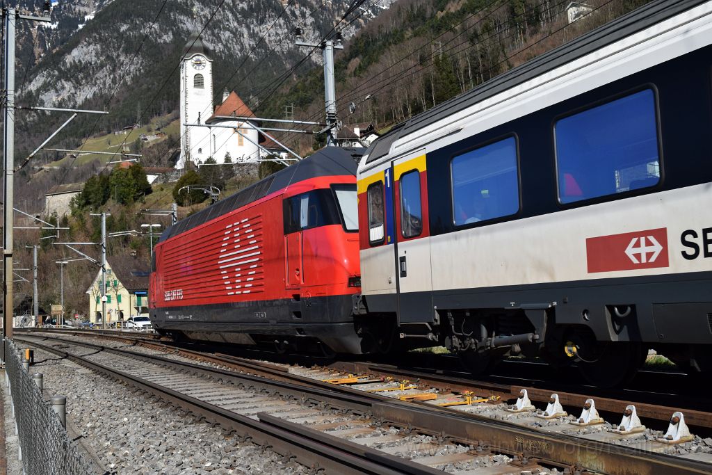 4881-0038-140318.jpg - SBB-CFF Re 460.034-2 "Aare" / Flüelen (Seestrasse) 14.3.2018