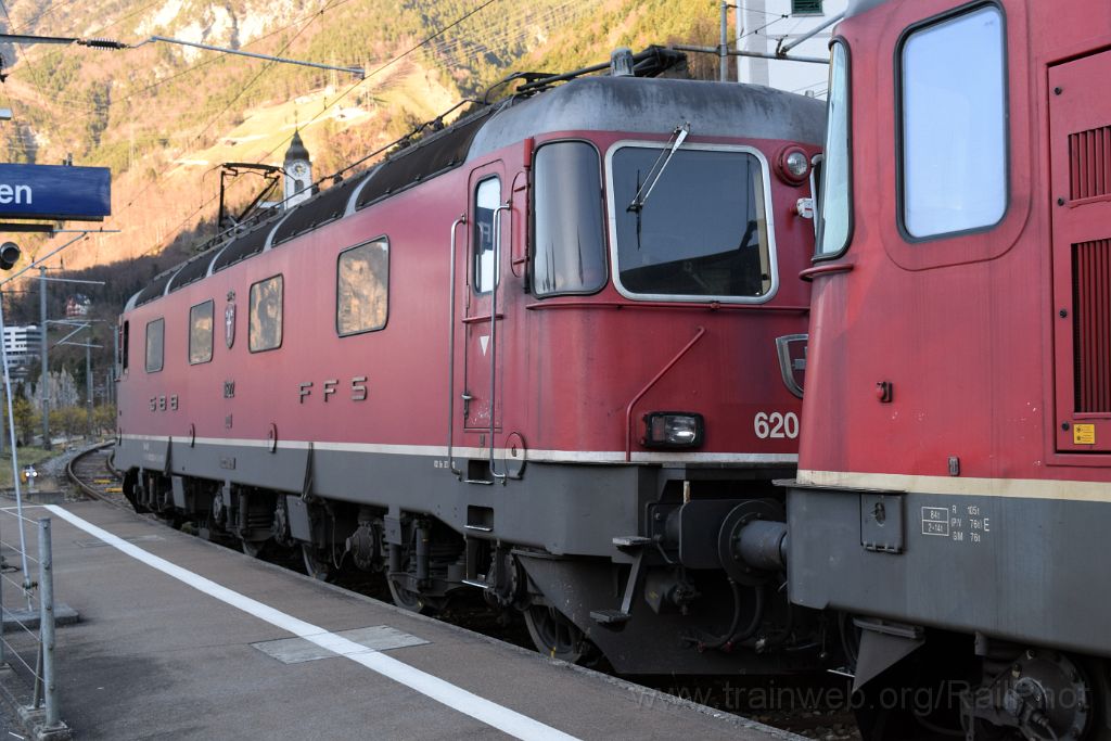 4886-0039-140318.jpg - SBB-CFF Re 6/6 11622 (Re 620.022-4) "Suhr" / Flüelen 14.3.2018