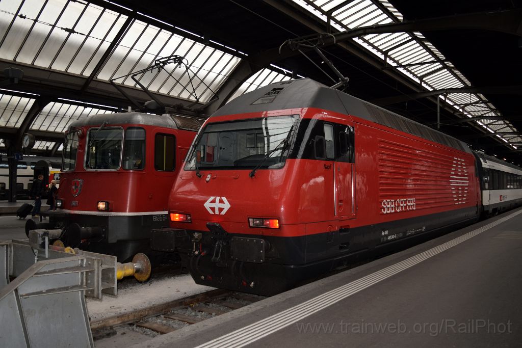 4929-0032-150418.jpg - SBB-CFF Re 4/4" 11130 (Re 420.130-7) + Re 460.040-9 "Napf" / Zürich HB 15.4.2018