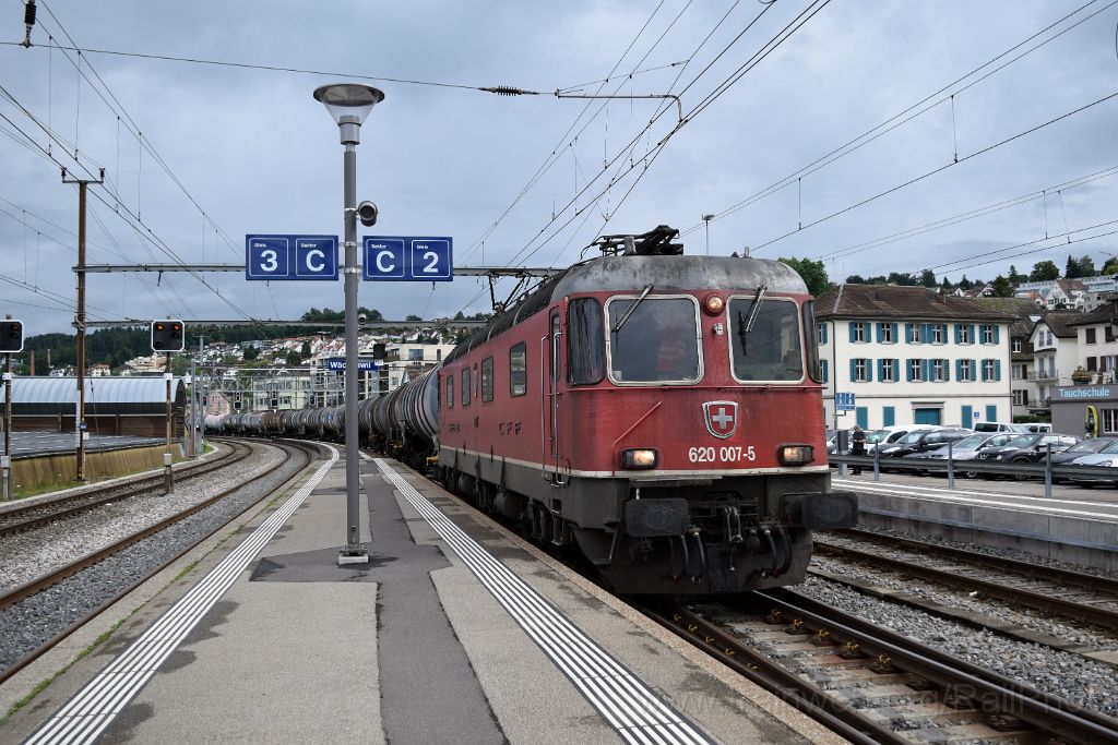 5004-0005-120618.jpg - SBB-CFF Re 6/6 11607 (Re 620.007-5) "Wattwil" / Wädenswil 12.6.2018