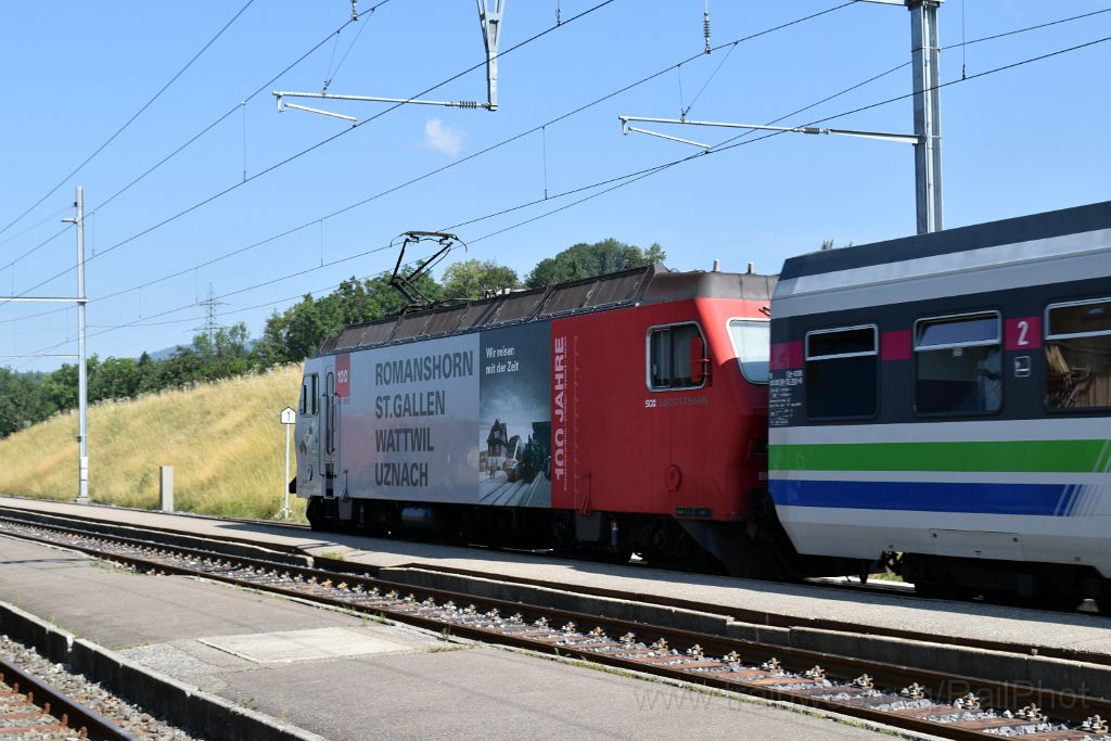 5050-0048-090718.jpg - SOB Re 456.095-9 "Degersheim" / Kaltbrunn 9.7.2018
