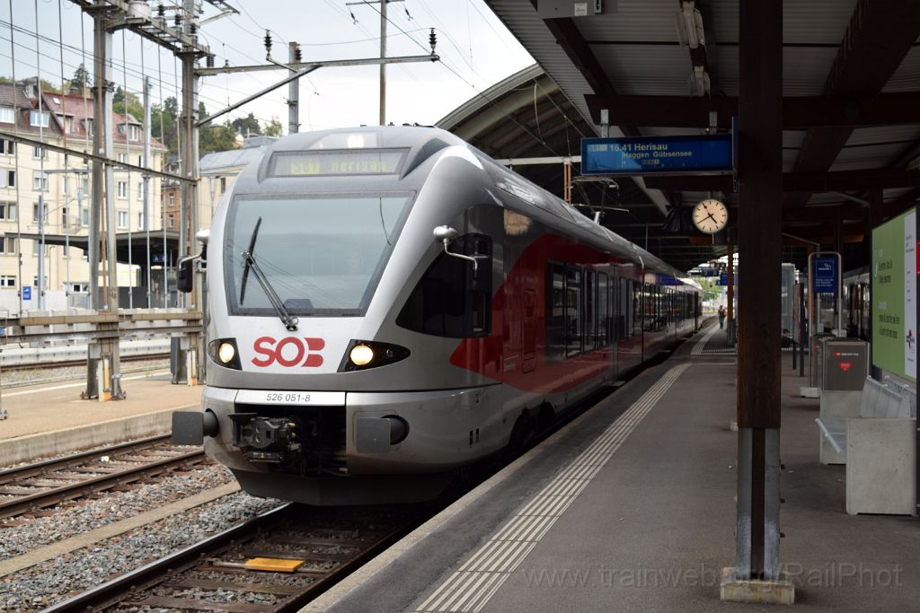 5108-0045-170818.jpg - SOB RABe 526.051-8 "Zimmerberg" / St.Gallen 17.8.2018