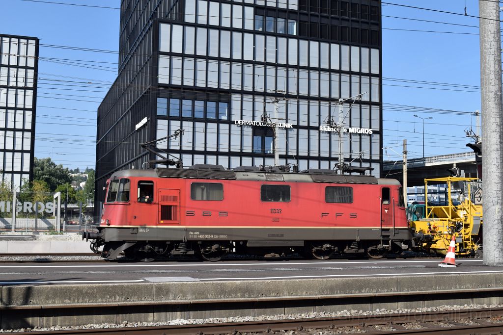 5110-0031-220818.jpg - SBB-CFF Re 4/4" 11332 (Re 420.332-9) / Zürich-Altstetten 22.8.2018